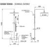 Душевая система Remer Elegance EQ32X7MMM20CFP черный брашированный хром, с термостатом фото 2