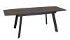 Стол Дик DikLine XL160 00-00068384 хромикс бронза, черный, опоры черные 160(205)x90x76 фото 4