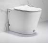 Унитаз приставной Cerutti Spa Argentera Pulse 7267 безободковый, с микролифтом, импульсный смыв