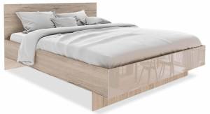 Кровать двуспальная Столлайн Лациа 2020041803000 Дуб санремо/Крем бежевый