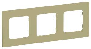 Рамка 3-постовая IEK Flite FI-M32-32-20-K26 оливковый
