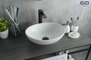Раковина Gid Lago N900 51164 белая матовая, 41x34x15