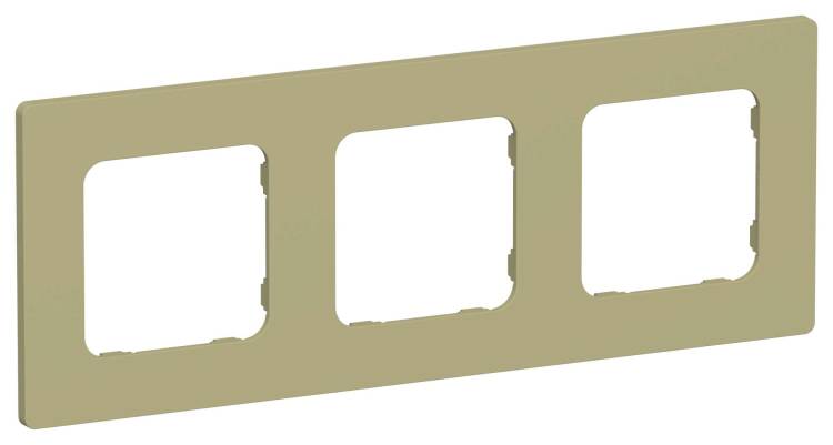 Рамка 3-постовая IEK Flite FI-M32-32-20-K26 оливковый