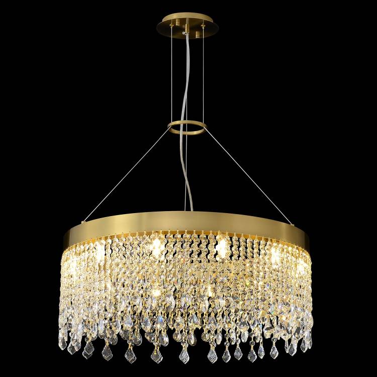 Люстра подвесная хрустальная Crystal Lux AQUA SP12