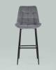 Стул барный Stool Group Флекс AV 405-N25-08(B) велюр серый фото 3