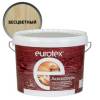Лак защитно-декоративный для дерева EUROTEX Аквалазурь акриловый лессирующий бесцветный 9 л