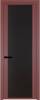 Межкомнатная дверь Profil Doors 2 AGP цвет профиля Красный антрацит, стекло безопасное 6 мм монохром черный 700x2000
