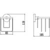 Держатель для освежителя воздуха Savol 87 S-008733 хром фото 2