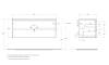 Тумба с раковиной Belbagno Kraft KRAFT-1200-2C-SO-RT 120x46x50 Rovere Tabacco подвесная с фрезерованными ручками по всей длине фасада с двумя выкатными ящиками фото 8
