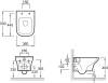 Комплект Унитаз подвесной Jacob Delafon Vox EDM102-00 с микролифтом + Инсталляция Geberit Duofix UP 320 111.300.00.5 с кнопкой смыва хром + Комплект крепления для инсталляций фото 10