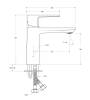 Смеситель для раковины Cezares Lux LUX-LS-01-W0 хром фото 5