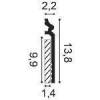 Плинтус Orac Decor Fundamentals SX186 200x2.2x13.8 фото 2