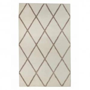 Ковер Oz Kaplan Gold Shaggy 01562A WHITE/WHITE Прямоугольник 1.6x2.3