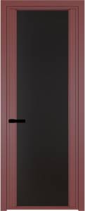 Межкомнатная дверь Profil Doors 2 AGP цвет профиля Красный антрацит, стекло безопасное 6 мм монохром черный 700x2000