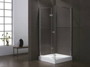 Душевой уголок Cezares ELENA-W-ASH-1-100/80-C-Cr профиль хром, стекло прозрачное, 100x80x195