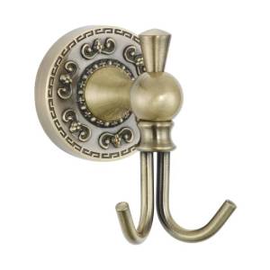Крючок Rose RG1021Q двойной, бронза