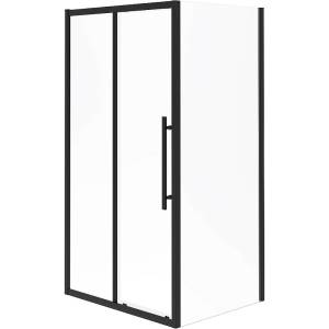 Душевой уголок Esbano Flex ESOGF128PSB 120x80 профиль черный, стекло прозрачное