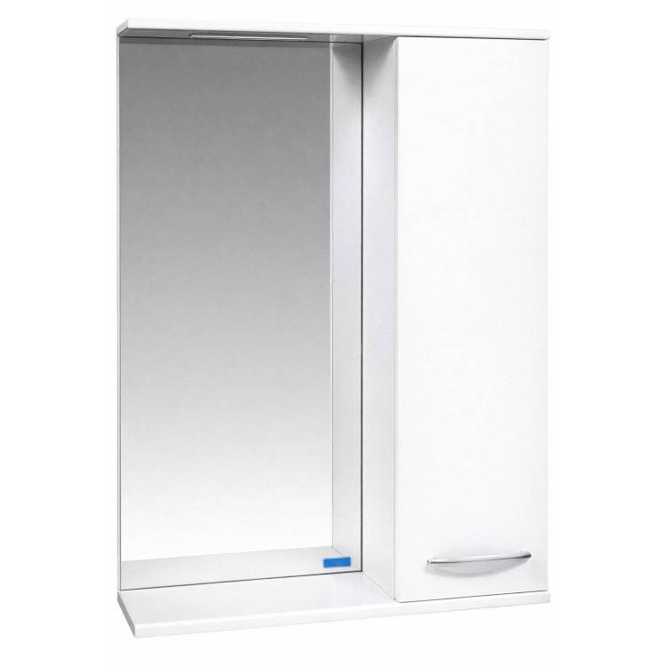 Зеркало-шкаф Viant Прага VPRA55-ZSHR 160x550x700 правый без света