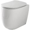 Унитаз приставной Kerasan Nolita 531901 + 539101 с крышкой-сиденьем, белый глянцевый