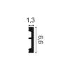 Плинтус Orac Decor Axxent SX157 200x1.3x6.6 фото 6