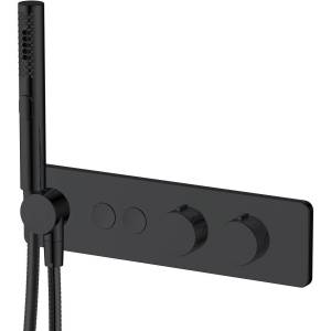 Смеситель для душа Allen Brau Liberty 5.33010-31 встраиваемый, черный матовый