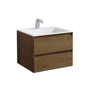 Тумба под раковину Vincea Chiara VMC-2C600TO 600 подвесная, 1 выкатной ящик soft-close, T.Oak