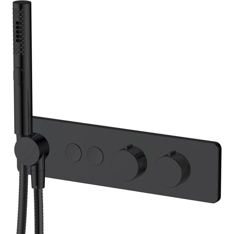 Смеситель для душа Allen Brau Liberty 5.33010-31 встраиваемый, черный матовый