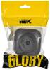 ТВ-розетка IEK Glory EAH10-K46M сталь матовый фото 5