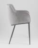 Стул Stool Group Твигги LV-118-RlS-08-7005 велюр серый, каркас серый фото 3
