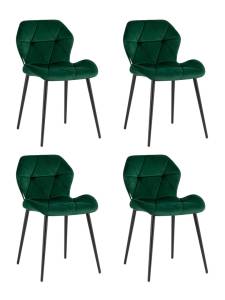 Набор из 4 стульев Stool Group Эдвин AV 407-Cdf-08 X4 зеленый