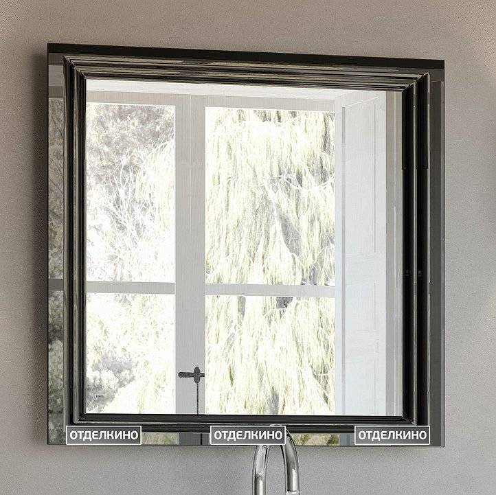 Зеркало Kerama Marazzi Pompei 80 черное