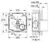 Блок управления смывом для писсуара Grohe Rapido U 37338000 фото 2