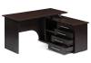 Стол компьютерный Woodville КСТ-109П 18229 венге 140x128x75 фото 5