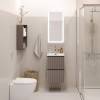 Тумба с раковиной BelBagno UNO-MINI 40 подвесная, Бежевый матовый фото 5