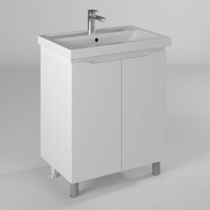 Тумба под раковину Briz Мальта 365 03-02070-06 00 БЕЛ, белый глянцевый, 70x44