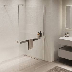 Душевая перегородка Vincea Walk in VSW-1HR110CL профиль хром, стекло прозрачное, 110x200