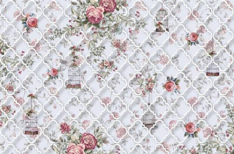 3D Фотообои Artegrafico «Воздушная лёгкость» ED-012 акварель