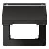 Крышка откидная с возвратной пружиной и полем для надписи 12x15мм Jung LS 990 антрацит AL2990NAKLAN