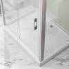 Душевая кабина Niagara Standart ST100/80/15Q/BK профиль белый, стекло прозрачное, 100x80x200 фото 6