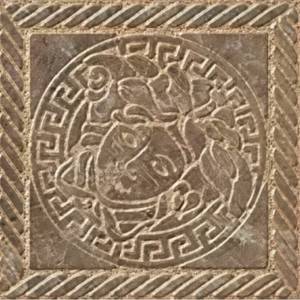 Вставка Versace Marble G0240307 Tozzetto Medusa Marron Sab 11.5x11.5