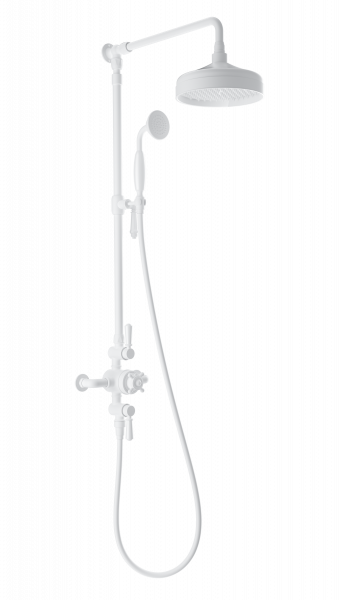 Душевая стойка Wonzon & Woghand WW-B3041-MW с термостатом, белый
