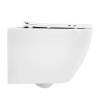 Унитаз подвесной Cezares Stylus CZR-513-TH-R/CZR-2316-SC безободковый, сиденье микролфит фото 4