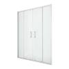 Дверь в нишу NEW TRENDY NEW CORRINA 140x195 D-0183A (хром)
