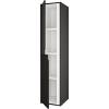 Шкаф-пенал Uperwood Modul 2930205301 с дверцами, матовый, черный, 33 см фото 2