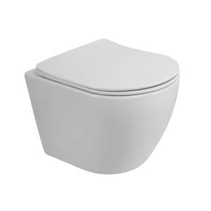 Унитаз подвесной Art&Max Parma AM2381CHRV/SC безободковый, с сиденьем микролифт