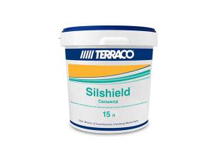 Силиконовая краска для поверхностей с пористой структурой Terraco Silshield Pastel матовая 15 л