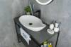 Раковина Gid Creativo N9052 51116 белая, 65x38x14 фото 6
