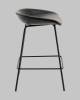 Стул полубарный Stool Group Фуриоса AV 461-Pbl-9005(PP) черный, экокожа фото 4