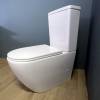 Унитаз-компакт Teymi Lina T40103 безободковый, с сиденьем микролифт, белый фото 5