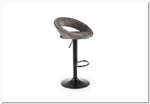 Барный стул Halmar H 102 V-CH-H/102-POPIELATY серый